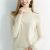 100% Merino Wool Sweater, Thermal Casual Long Sleeve Sweater For Winter & Fall, Women's Clothing