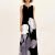 Floral Print Maxi Dress, Notched Neck Sleeveless Casual Dress For Summer & Spring, Women's Clothing