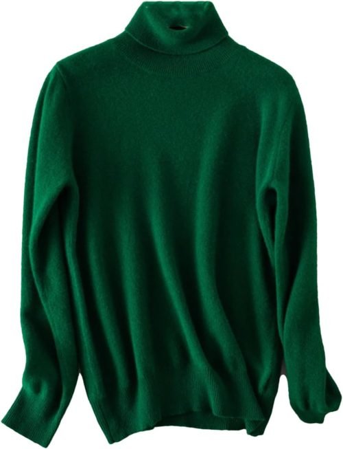 61PGsdLW9CL._AC_SL1500 Women Turtleneck Sweater Merino Wool Knitted Pullover Autumn Winter Fashion Warm Knitwears