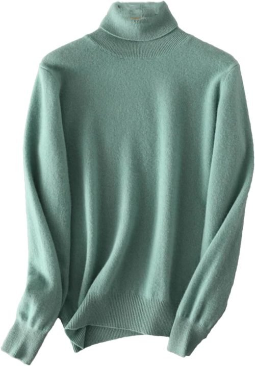61lH8kbrL0L._AC_SL1500 Women Turtleneck Sweater Merino Wool Knitted Pullover Autumn Winter Fashion Warm Knitwears