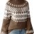 Turtleneck Batwing Sleeves Knitted Sweaters for Women Crochet Retro Baggy Soft Cozy Short Sweater