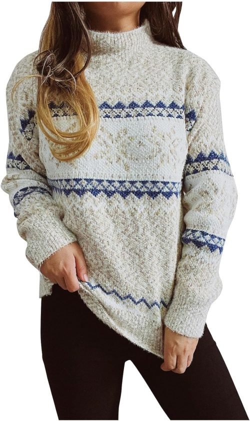 Women Knitwear Sweaters Thickened Long Sleeved Knitted Fall Winter Fashion 2023 Pullover Padded Lounge Crewneck Tops