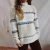 Women Knitwear Sweaters Thickened Long Sleeved Knitted Fall Winter Fashion 2023 Pullover Padded Lounge Crewneck Tops