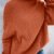 Solid Turtle Neck Loose Pullover Sweater, Casual Long Sleeve Raglan Shoulder Sweater, Women's Clothing
