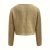 Solid Color Single Breasted Crop Jacket, Elegant Long Sleeve Outwear For Spring & Fall, Women's Clothing