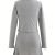 Elegant Solid Two-piece Set, Single Button Outwear & Slim Simple Dress Outfits, Women's Clothing