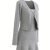 Elegant Solid Two-piece Set, Single Button Outwear & Slim Simple Dress Outfits, Women's Clothing