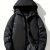 Fashion Zip Up Outdoor Padded Jacket, Warm Windproof Waterproof Hooded Jacket