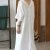 Solid Color Button Coverup Dress, Casual V Neck Half Sleeve Loose Midi Dress With Pocket, Women's Clothing