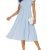 Solid Color Shirred Midi Dress, Elegant Flutter Sleeve Ruffle Hem Dress For Spring & Summer, Women's Clothing